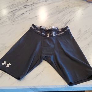 Boys under armour compression shorts
